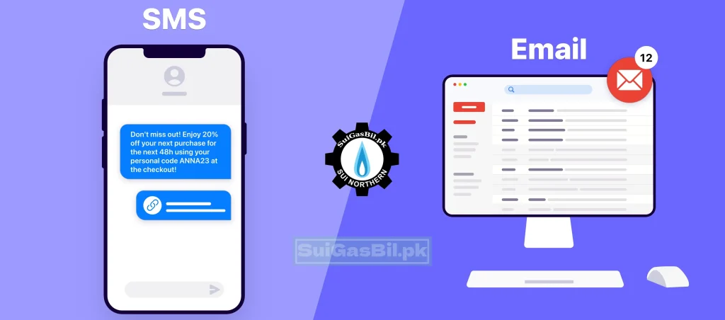 SNGPL Email/SMS Subscription